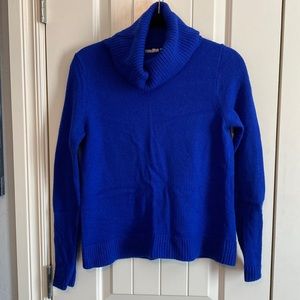 Royal blue J. Crew turtleneck sweater